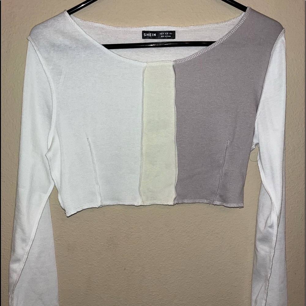 Shein cropped long sleeve